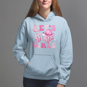 Let's Go Girls Retro Cowgirls Howdy Vintage Western Country Hoodie TS09 Light Blue Printyourwear