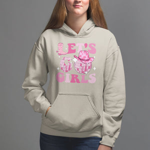 Let's Go Girls Retro Cowgirls Howdy Vintage Western Country Hoodie TS09 Sand Printyourwear