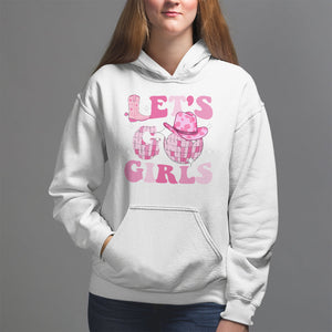 Let's Go Girls Retro Cowgirls Howdy Vintage Western Country Hoodie TS09 White Printyourwear