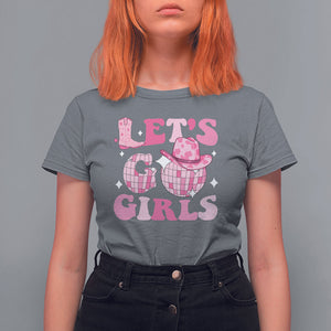 Let's Go Girls Retro Cowgirls Howdy Vintage Western Country T Shirt For Women TS09 Charcoal Printyourwear