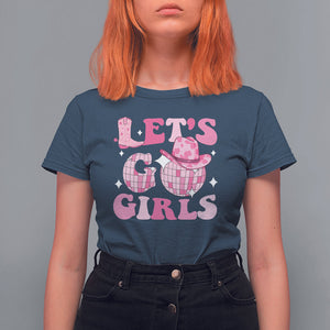 Let's Go Girls Retro Cowgirls Howdy Vintage Western Country T Shirt For Women TS09 Navy Printyourwear