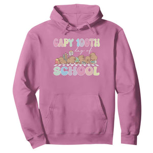 Capy 100 Days Of School Cute Capybara Hoodie TS09 Azalea Print Your Wear