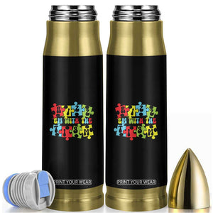 Autism Awareness Bullet Tumbler Rizz'em With The Tism Autistic TS09 Black Print Your Wear