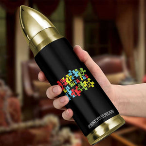 Autism Awareness Bullet Tumbler Rizz'em With The Tism Autistic TS09 Print Your Wear