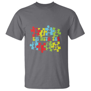 Autism Awareness T Shirt Rizz'em With The Tism Autistic TS09 Charcoal Printyourwear