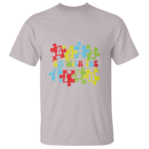 Autism Awareness T Shirt Rizz'em With The Tism Autistic TS09 Ice Gray Printyourwear