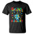 Autism Awareness T Shirt Everyone Communicates Different Puzzle Cute Earth TS09 Black Printyourwear