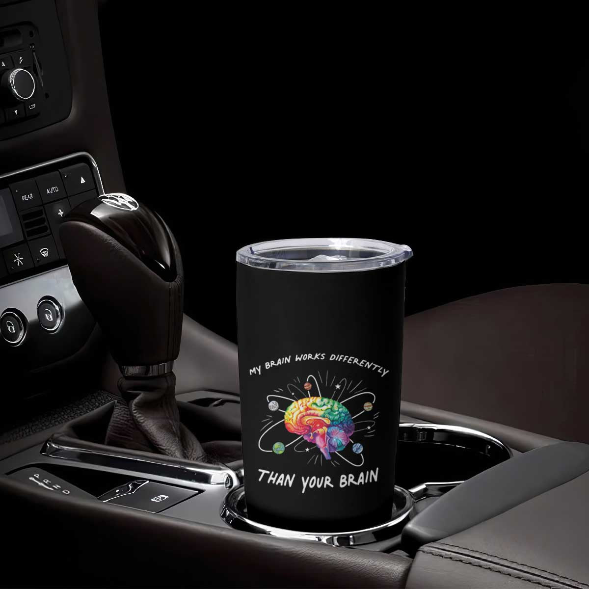 Autism Awareness Tumbler Cup My Brain Works Differently Than Your Brain TS09 Print Your Wear