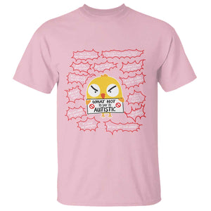 Autism Awareness T Shirt What Not To Say To Autistic People Cute Chick TS09 Light Pink Printyourwear