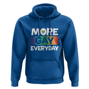 Funny LGBT Pride Hoodie More Gay Everyday TS09 Royal Blue Print Your Wear