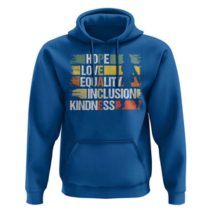 Harris Madam President 2024 Hoodie Peace Love Equality Hope Diversity Kamala Support TS09 Royal Blue Print Your Wear