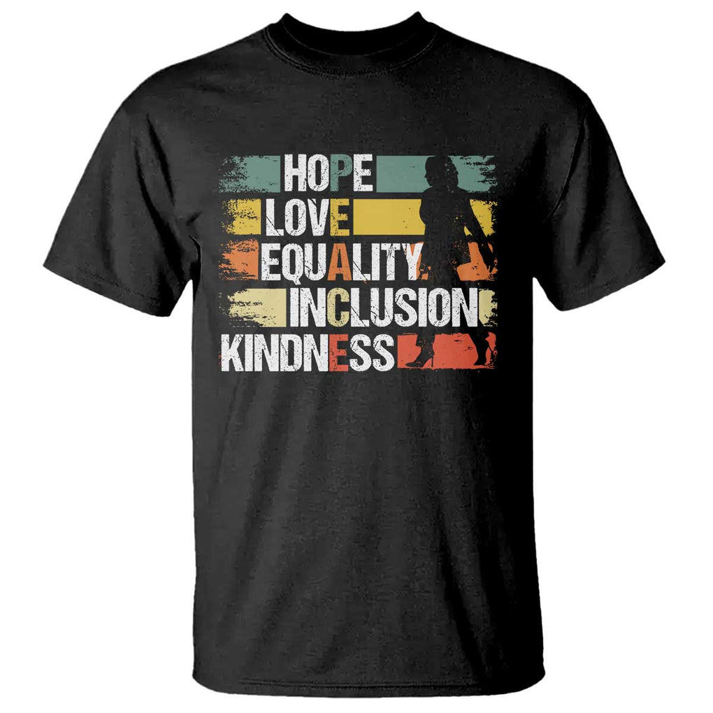 Harris Madam President 2024 T Shirt Peace Love Equality Hope Diversity Kamala Support TS09 Black Print Your Wear