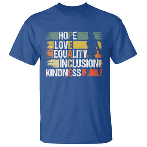 Harris Madam President 2024 T Shirt Peace Love Equality Hope Diversity Kamala Support TS09 Royal Blue Print Your Wear