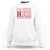 Harris Supporter Sweatshirt I'm With Her Stronger Together Kamala 2024 TS09 White Print Your Wear