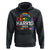 Harris Supporter Hoodie Kamala We Rise Together LGBTQ Rights Rainbow TS09 Black Print Your Wear