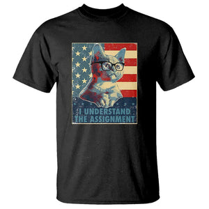 Harris Supporter T Shirt I Understand The Assignment Kamala Childless Cat Ladies TS09 Black Print Your Wear