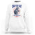 Harris Supporter Sweatshirt Crazy Cat Lady For Kamala 2024 TS09 White Print Your Wear