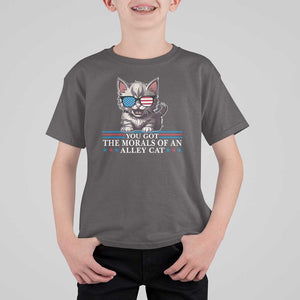 US President Election Debate 2024 T Shirt For Kid Morals Of An Alley Cat TS09 Dark Chocolate Print Your Wear