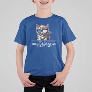 US President Election Debate 2024 T Shirt For Kid Morals Of An Alley Cat TS09 Royal Blue Print Your Wear