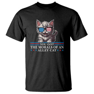 US President Election Debate 2024 T Shirt Morals Of An Alley Cat TS09 Black Print Your Wear