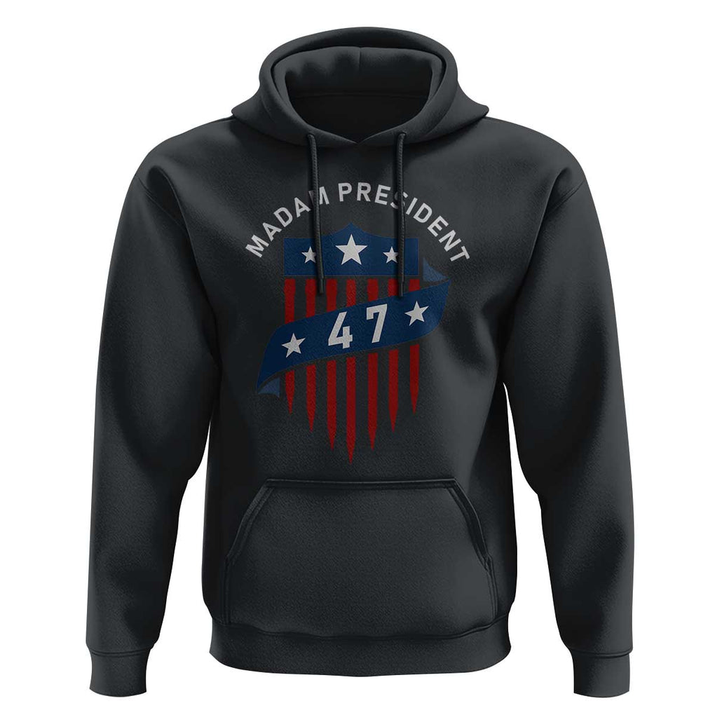 Harris Supporter Hoodie Madam President 47 Kamala 2024 TS09 Black Print Your Wear