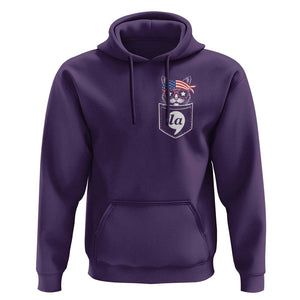 Harris Supporter Hoodie Comma-La Pocket American Cat Lady TS09 Purple Print Your Wear