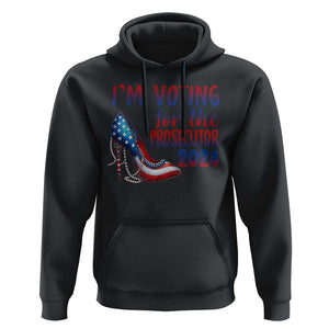 Harris Supporter Hoodie Im Voting For The Prosecutor Kamala 2024 TS09 Black Print Your Wear