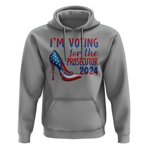 Harris Supporter Hoodie Im Voting For The Prosecutor Kamala 2024 TS09 Sport Gray Print Your Wear