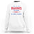 Harris For President Sweatshirt We Choose Freedom Kamala Support TS09 White Print Your Wear