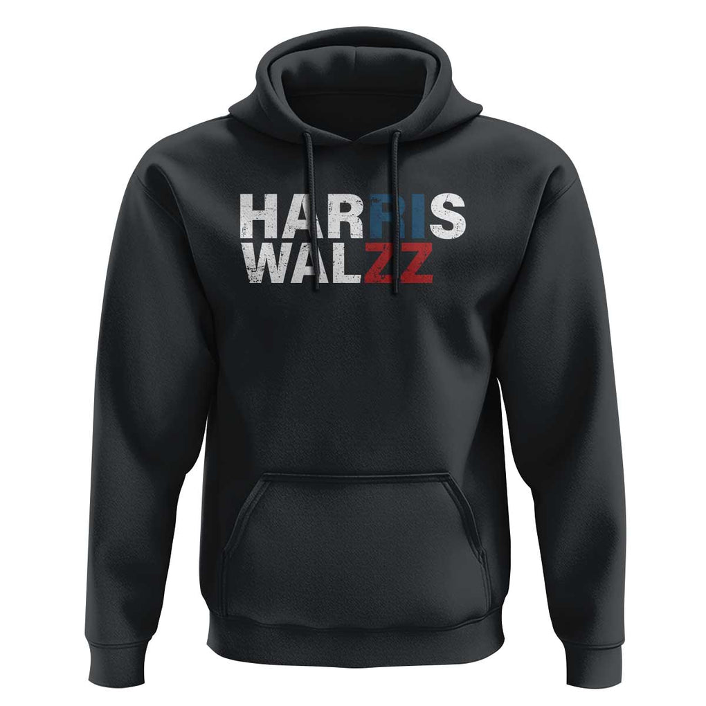 Funny Rizz Harris Walz Hoodie Kamala Support US President Election 2024 TS09 Black Print Your Wear