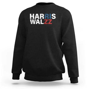 Funny Rizz Harris Walz Sweatshirt Kamala Support US President Election 2024 TS09 Black Print Your Wear