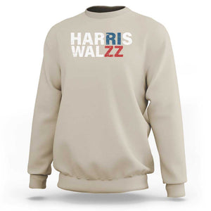 Funny Rizz Harris Walz Sweatshirt Kamala Support US President Election 2024 TS09 Sand Print Your Wear