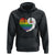 Harris Comma La Hoodie Kamala 2024 LGBT Rights Rainbow Heart TS09 Black Print Your Wear