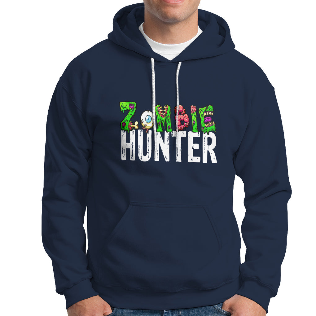 Zombie Hunter Eye Brain Hunting Halloween Costume Hoodie TS09 Printyourwear