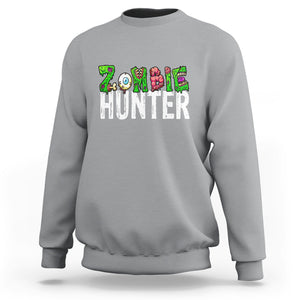 Zombie Hunter Eye Brain Hunting Halloween Costume Sweatshirt TS09 Printyourwear