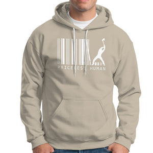 Priceless Human Funny Barcode Hoodie TS09 Sand Printyourwear