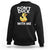 Don't Duck With Me Funny Rubber Ducks Sweatshirt TS09 Black Printyourwear