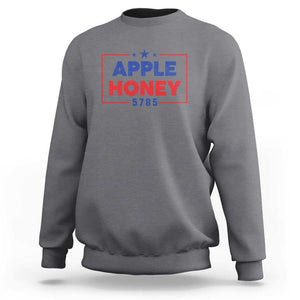 Rosh Hashanah Jewish Sweatshirt Apple Honey 5785 New Year Holiday 2024 TS09 Charcoal Print Your Wear