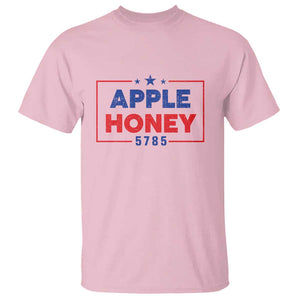 Rosh Hashanah Jewish T Shirt Apple Honey 5785 New Year Holiday 2024 TS09 Light Pink Print Your Wear