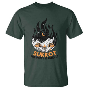 Sukkot T Shirt The Party is Intents Jewish Holiday TS09 Dark Forest Green Print Your Wear