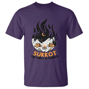 Sukkot T Shirt The Party is Intents Jewish Holiday TS09 Purple Print Your Wear