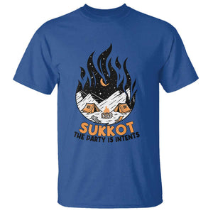 Sukkot T Shirt The Party is Intents Jewish Holiday TS09 Royal Blue Print Your Wear