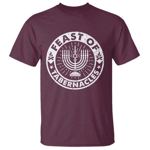 Sukkot T Shirt Feast of Tabernacles Jewish Holiday TS09 Maroon Print Your Wear