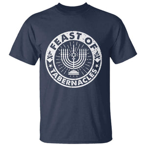 Sukkot T Shirt Feast of Tabernacles Jewish Holiday TS09 Navy Print Your Wear