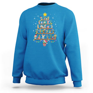 Succulent Christmas Tree Cactus Gardener Sweatshirt TS09 Sapphire Printyourwear