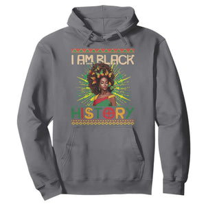 I Am Black History African American Women Pretty Butterfly Hoodie TS09 Charcoal Printyourwear