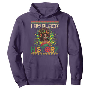 I Am Black History African American Women Pretty Butterfly Hoodie TS09 Purple Printyourwear