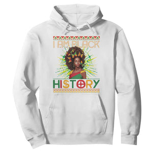 I Am Black History African American Women Pretty Butterfly Hoodie TS09 White Printyourwear