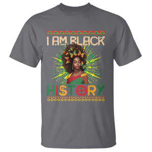 I Am Black History African American Women Pretty Butterfly T Shirt TS09 Charcoal Printyourwear