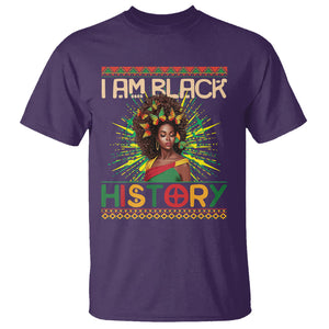 I Am Black History African American Women Pretty Butterfly T Shirt TS09 Purple Printyourwear